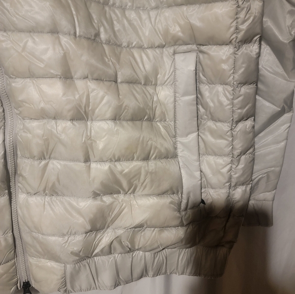 Mens Adidas Terrex Metal Gray Hike Bomber Down Jacket Size XL - Picture 5 of 8